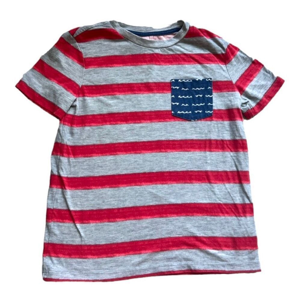 Youth Boys Old Navy Patriotic Pocket Tee - Sz S 6/7